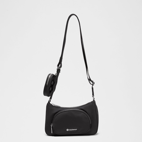 Lululemon Black Crossbody Bag with Nano pouch - Picture 1 of 10